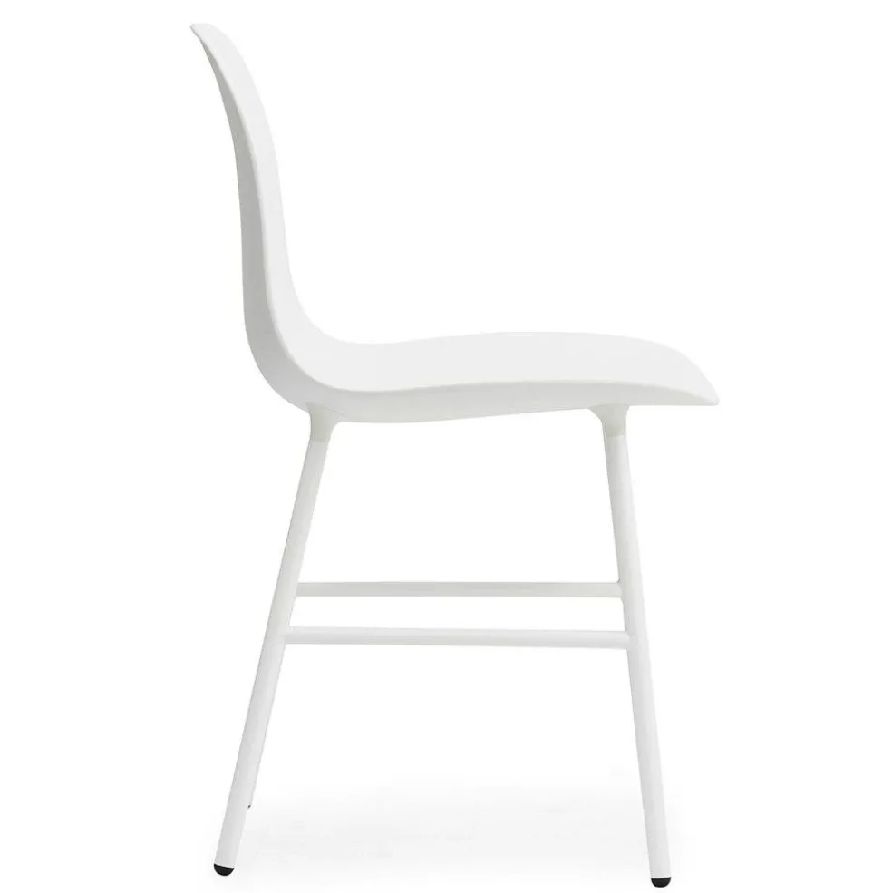 Form Chair Steel Frame, White