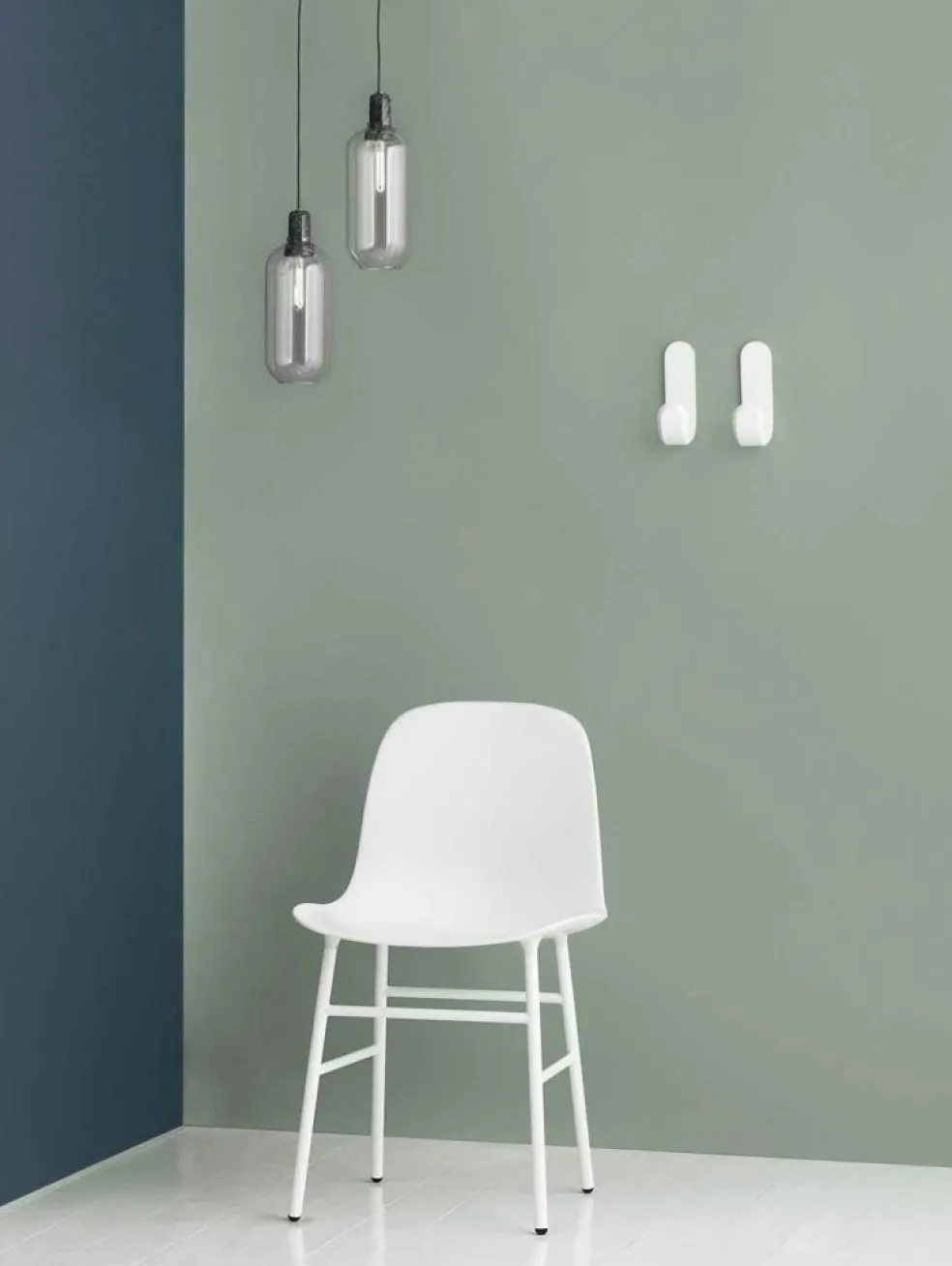 Form Chair Steel Frame, White