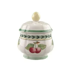 French Garden Fleurence Covered Sugar Bowl, 20 cl
