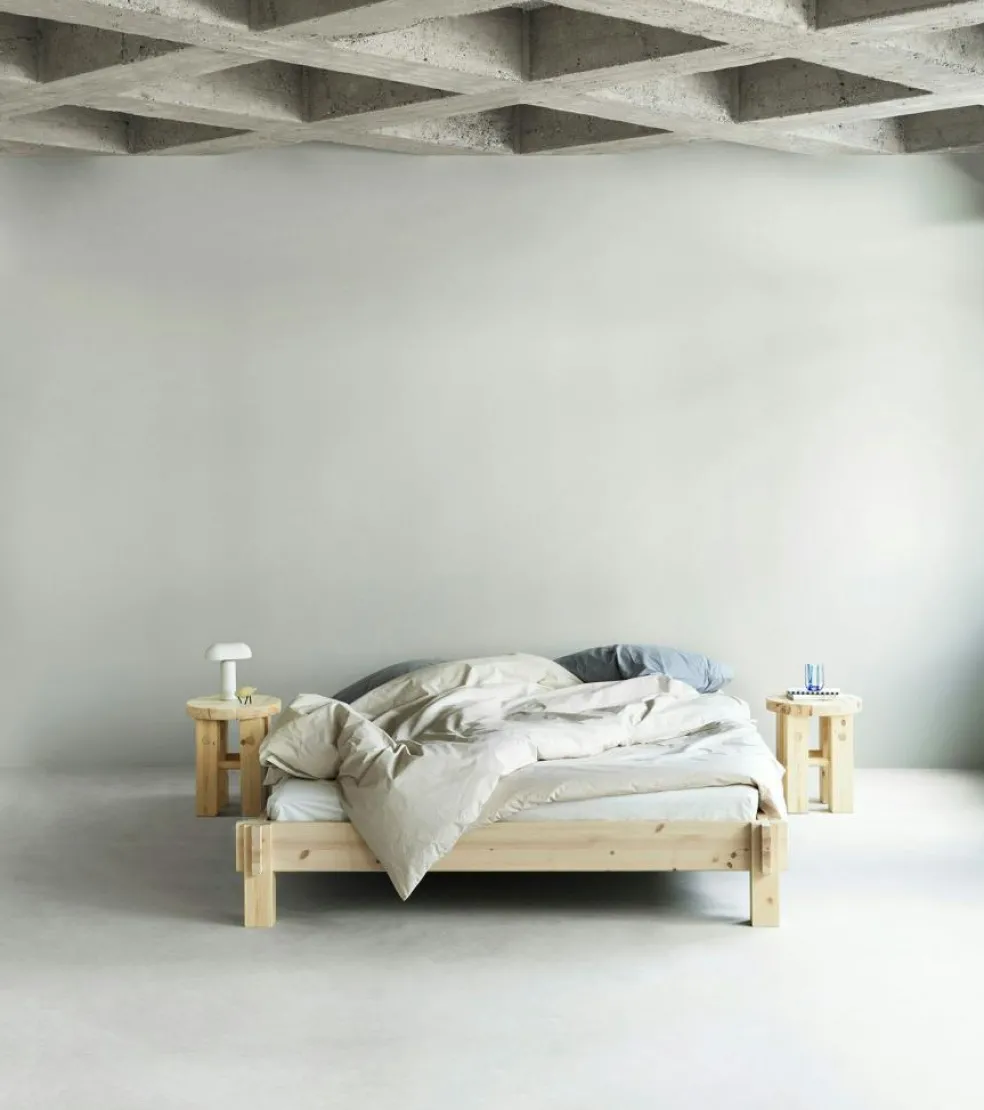 Fyr Stool Pinewood, Dark Green