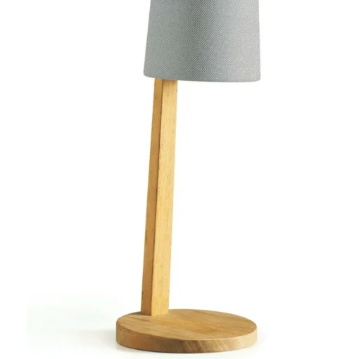 Gaia Table Lamp Portable Teak, Rubelli Biliardo