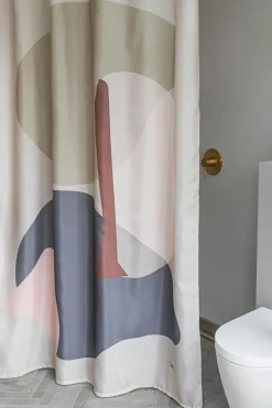 GALLERY Shower Curtain, Light Grey