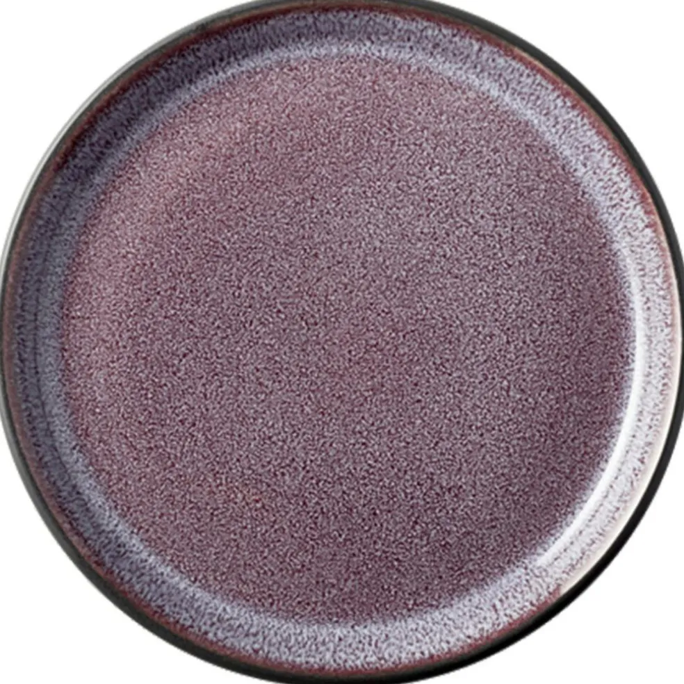 Gastro Plate Ø17 cm, Black/Purple