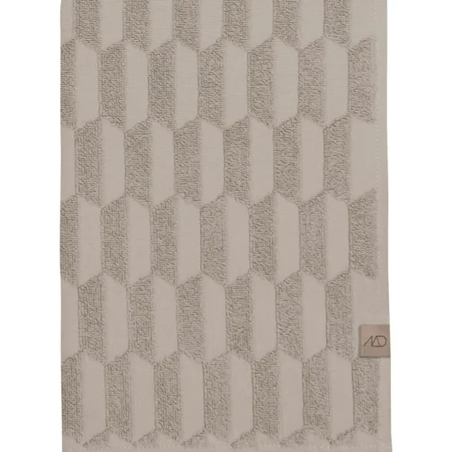 Geo Towel Sand, 70x133 cm