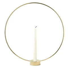 Gloria Candle Holder Small, Brass