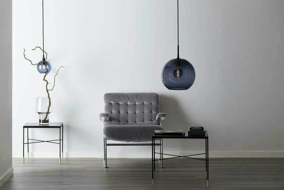 Gloria Lampshade 380 mm, Blue
