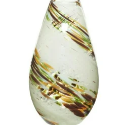 Grove Vase 33 cm, Amber/Brown / Green
