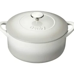 Halo Cast Iron Pot Round Ø26 cm, Grey