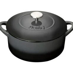Halo Cast Iron Pot Round Ø26 cm, Grey