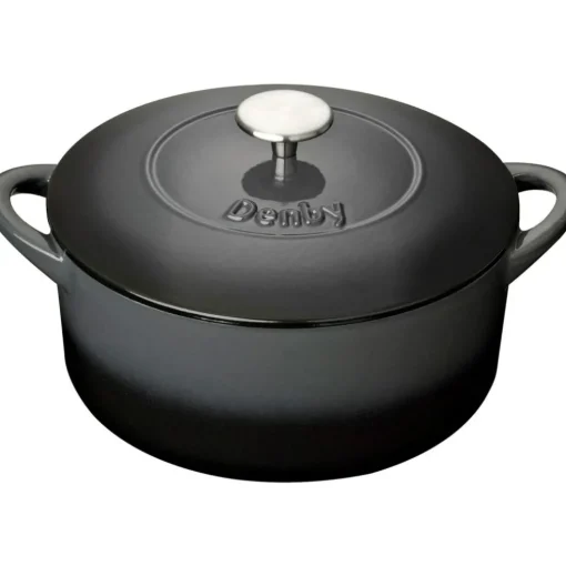 Halo Cast Iron Pot Round Ø26 cm, Grey