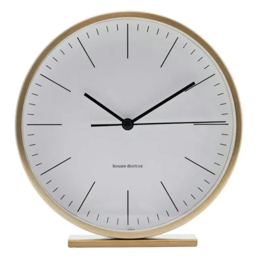Hannah Table Clock 15cm, Silver