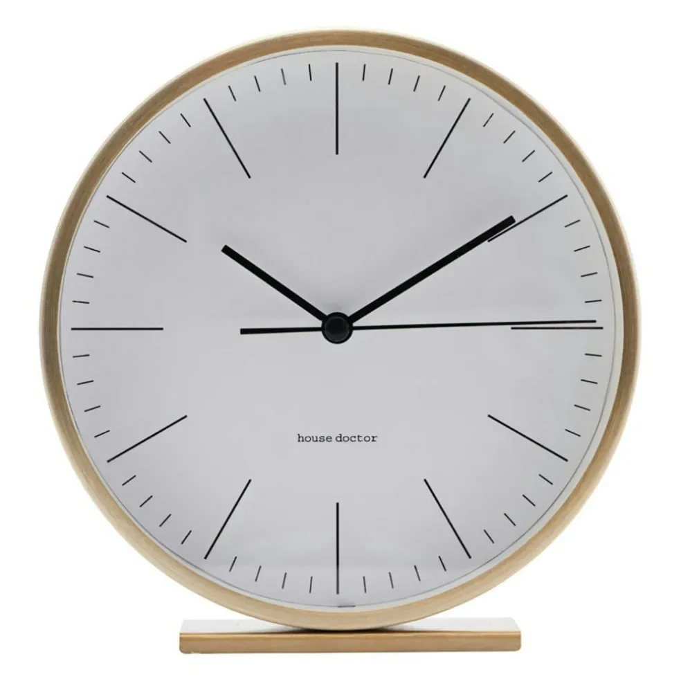 Hannah Table Clock 15cm, Silver