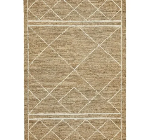 Harliquine Hemp Rug 200x300 cm, White