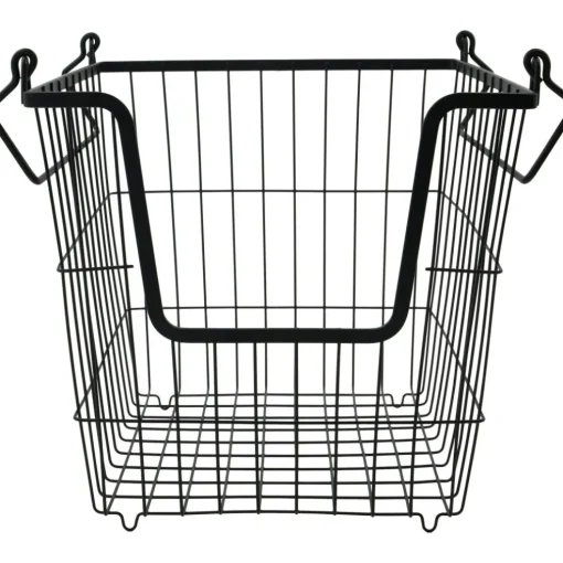 HDTaw Basket 26x26x26 cm, Matte Black