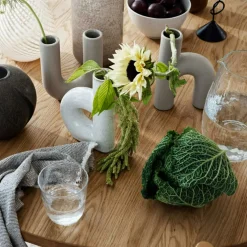 Hector Vase B, Rainy Day Grey