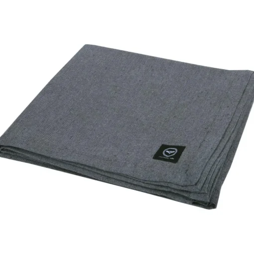 Hedvig Table Cloth Treated 140x310 cm Chambray, Silver / Beige