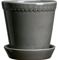 Helena Pot Pearl Grey, 14 cm