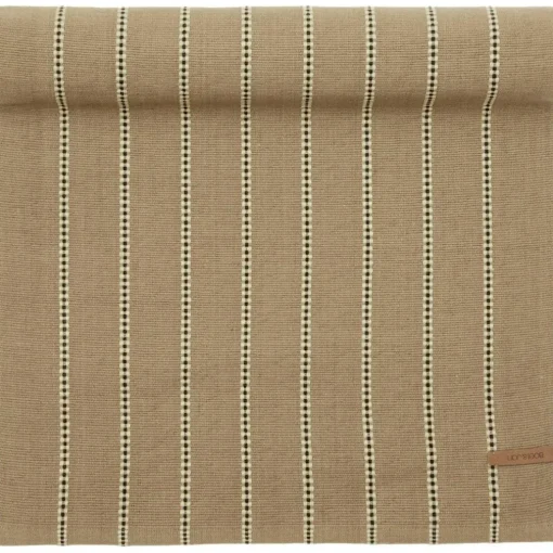 Helga Table Runner 40x120 cm, Black / Beige
