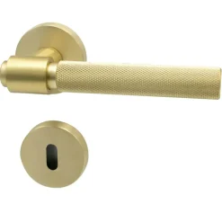 Helix 200 Euro Standard Door Handle With Keyhole, Black
