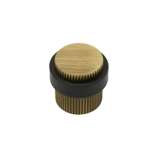 Helix Stripe Door Stop, Antique bronze