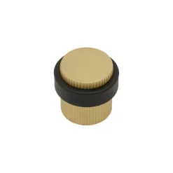 Helix Stripe Door Stop, Antique bronze
