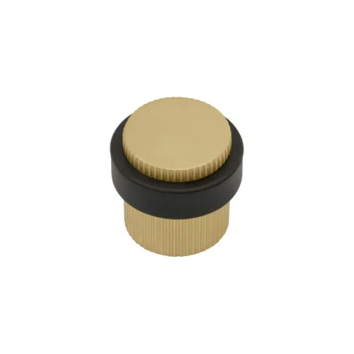 Helix Stripe Door Stop, Antique bronze