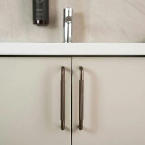 Helix Stripe Handle 160, Brass