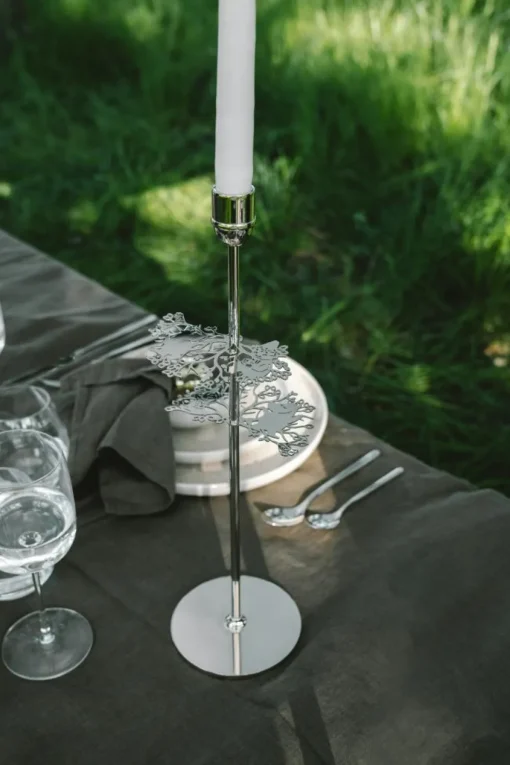 Hilke X Moomin No.2 Candle Holder, Nickel plated Brass