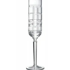 Hudson Plaid Champagne Glass