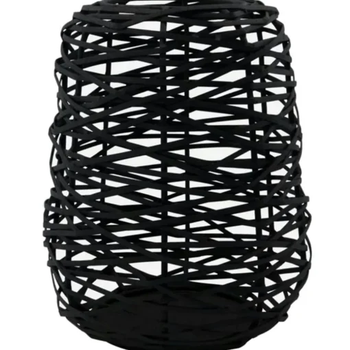 Hurricane Upto Candle Holder Black 23.5 cm