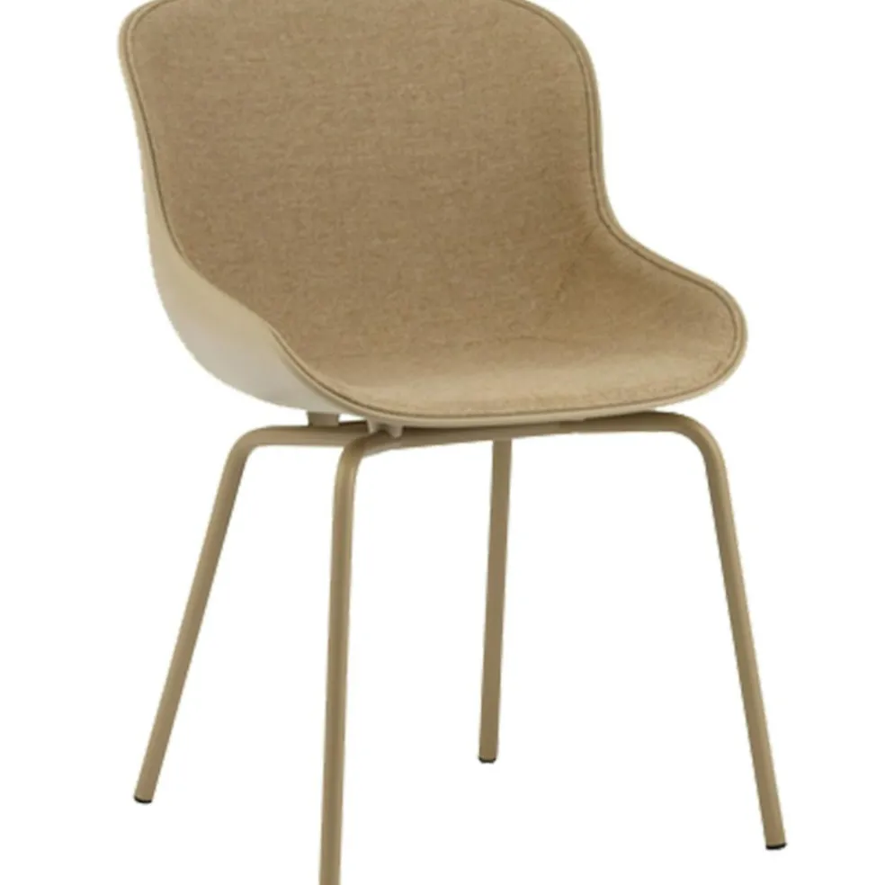 Hyg Chair, Upholstered Front, Sand / Sand