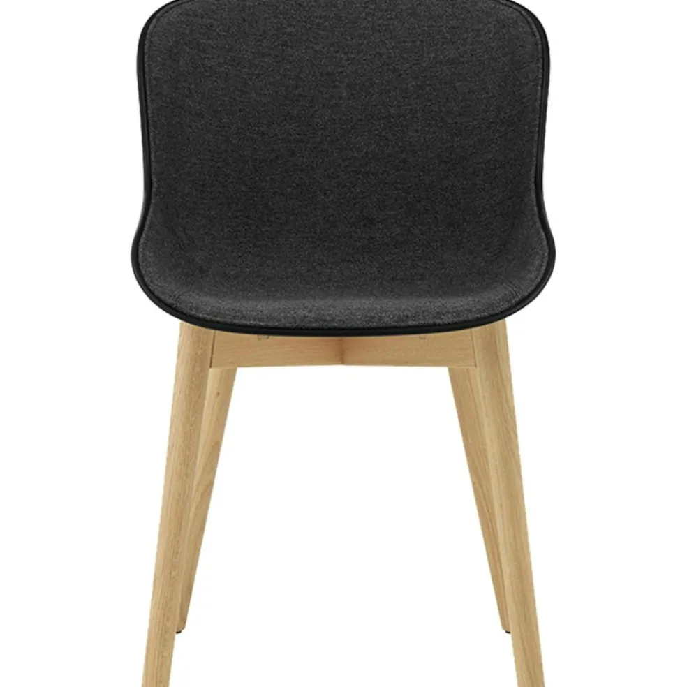 Hyg Chair, Upholstered Front, Sand / Oak