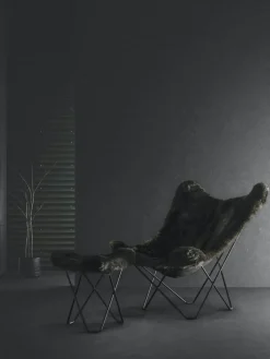 Iceland Mariposa BF Chair, Shorn Brown/Chrome