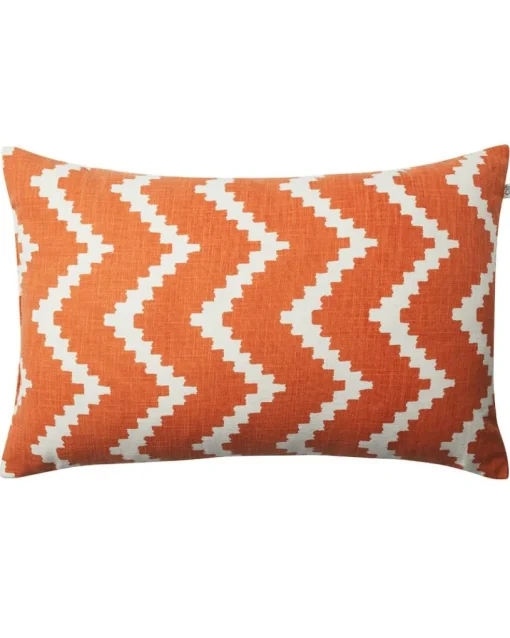 Ikat Sema Outdoor Cushion 40x60 cm, Apricot Orange