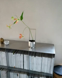 Ikebana Vase, Brass