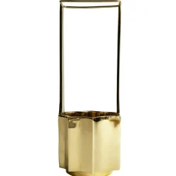 Ikebana Vase, Brass