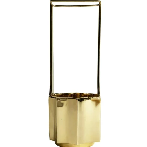 Ikebana Vase, Brass