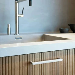 Inez Handle 128, Stainless Look