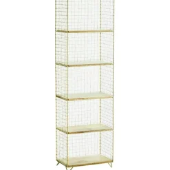 Iron Shelf 37x125 cm, Antique Brass