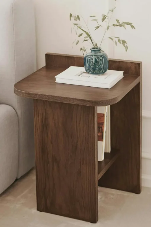 Ismo Side Table, Dark Oak