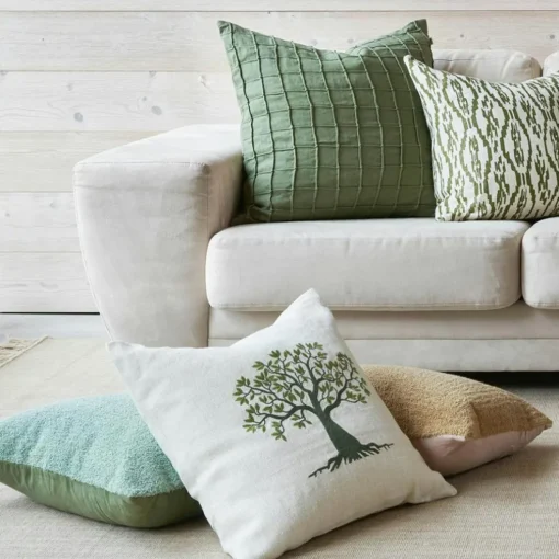 Jammu Cushion Cover 50x50 cm, Cognac