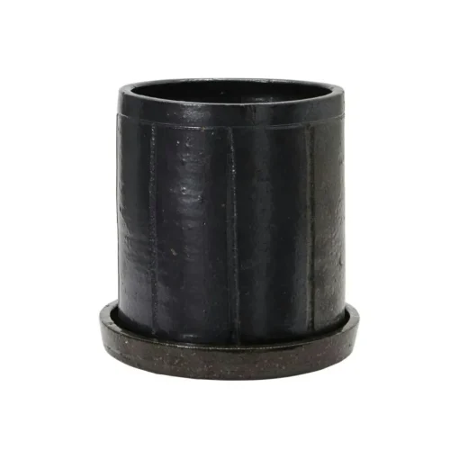 Julian Pot With Saucer 22 cm, Brown