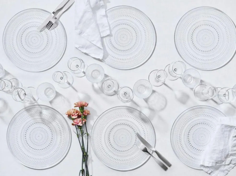 Kastehelmi Plate 31,5 cm, Clear