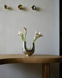 Kazumi Vase, Brass