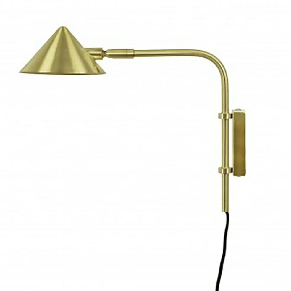 Kelly Short Wall Lamp, Gold