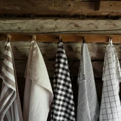 Kitchen Towel 47x70 cm, Brown/White