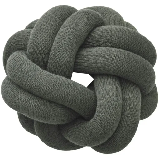 Knot Cushion, Orange Red