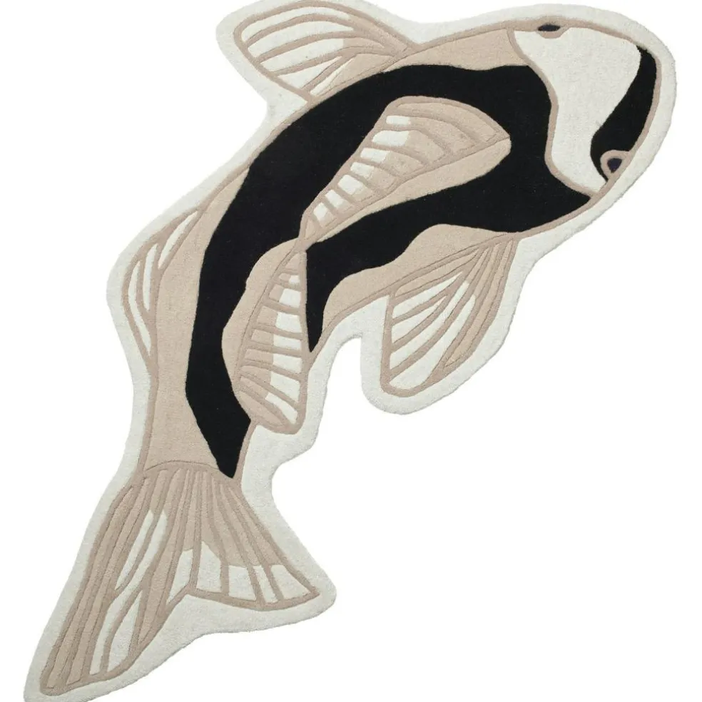 Koi Wool Rug, 100x130 cm