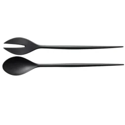 Krenit Salad Cutlery Black