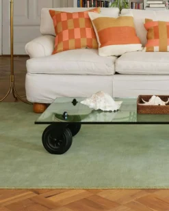 Kumar Cushion Cover 50x50 cm, Apricot Orange / Khaki